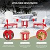 WestinTrends All-Weather Outdoor Patio Round Poly Adirondack Side Table - 3 of 4