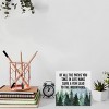 Inspirational Quote Desk Wooden Sign Decor of All the Paths You Take in Life Square Desk Decoration - 4 of 4