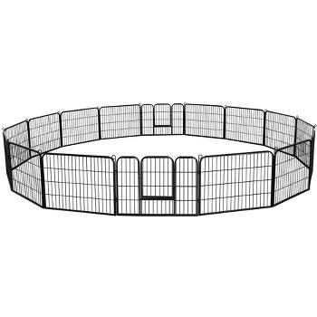 Yaheetech 24"H 16-Panel Large Dog Playpen for Outdoor Indoor