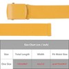 INSPIRE CHIC Women's All-match Braided Pants Belt Smooth Buckle Casual Daily Canvas Belt - 4 of 4
