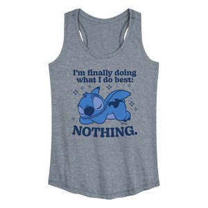 Women's - Disney - Nothing Graphic Racerback Tank - 1 of 3