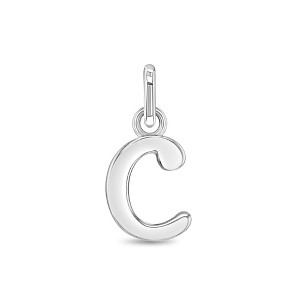 Girls' Initial Letter Sterling Silver Charm - In Season Jewelry - 1 of 4