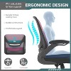 BestMassage Home Office Chair Mesh Back Chair Computer Chair with Adjustable Height Swivel Function and Flip-Up Arms - 3 of 4