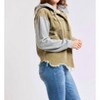Women's CORDUROY HOODED SWEAT JACKET - Oddi M/L - 2 of 3