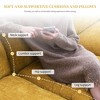 YOOCOZZ Chenille Sectional Sofa with Chaise Lounge, Side Storage Pockets, Armrest Pillows, Double Cushions - 3 of 4