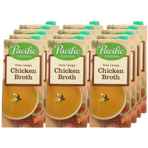 Organic Free Range Chicken Broth, 32 fl oz, Pacific Foods