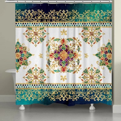 Laural Home Medallion Jewels Shower Curtain