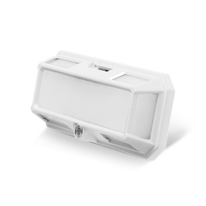 DORESshop 2-Watt Plug-in Integrated LED Night Light with Light Sensor, Solar-Style Wall Lamp Design, White 5000K, 2-Pack - 1 of 4