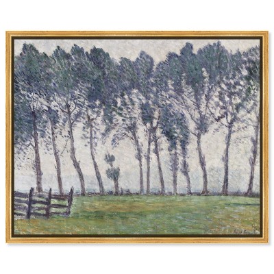 Art Remedy Rainy Weather at Hampton Court by Alfred William Finch Classic Landscape and Portrait Wall Art Framed