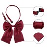 Allegra K Women's Pre-Tied Bowknot Adjustable Neck Solid Color Bow Tie - 4 of 4