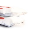 Deny Designs Standard April Lane Art Block Red Monogram C Microfiber Printed Pillow Sham - 3 of 3