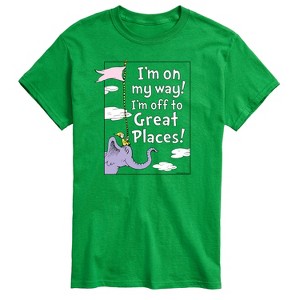 Men's - Dr. Seuss - I'm On My Way Short Sleeve Graphic T-Shirt - 1 of 4