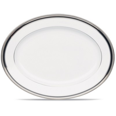 Noritake Austin Platinum Small Oval Serving Platter