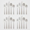 20pc Shapleigh Flatware Set Matte Black - Threshold™ : Target