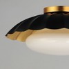 Maxim Lighting Primrose 1 - Light Flush Mount in  Black/Gold Leaf - 2 of 4
