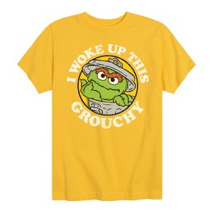 Boys' - Sesame Street - Woke Up This Grouchy Short Sleeve Graphic T-Shirt - 1 of 4