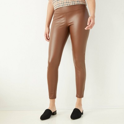 black leather leggings target