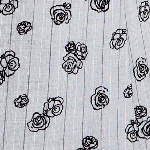 grey rose pinstripe