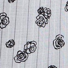 grey rose pinstripe