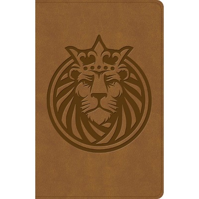 CSB Kids Bible, Anglicised Edition, Lion Leathertouch - by  Csb Bibles by Holman (Leather Bound)