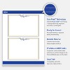 Avery 5" x 7" Cards, Gold & Navy Border with Florals, 20 ct - 3 of 4
