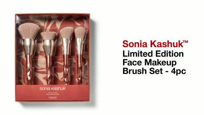 Sonia Kashuk&#8482; Limited Edition Face Makeup Brush Set - 4pc, 2 of 5, play video