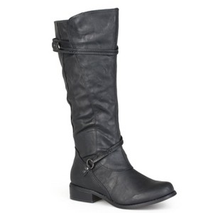 Journee Collection Womens Harley Stacked Heel Riding Boots - 1 of 4