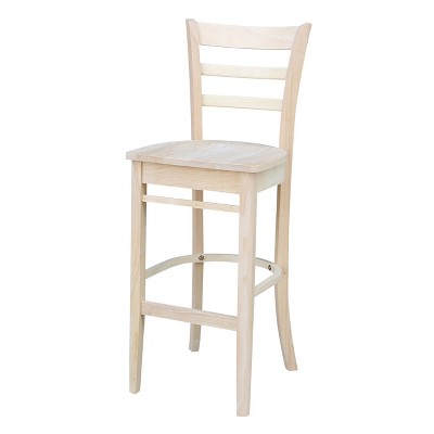 International Concepts Emily Bar Height Stool - 30" Seat Height