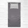 Bacati - MixNMatch Gray Chevron Dots 3 pc Toddler Sheet Set - 4 of 4