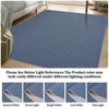 Nasitip Realistic Braided Area Rug,Machine Washable Non-Shedding Modern Abstract Rug for Bedroom,Dining Room,Home Office - 4 of 4
