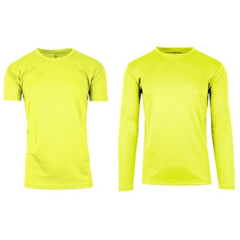 Galaxy By Harvic  High Visibility  Moisture-Wicking Quick Dry Performance Crew Neck Tee -2 Pack - image 1 of 2