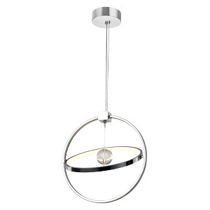 CWI Lighting Colette LED Chandelier With Chrome Finish - 1 of 4