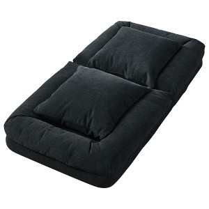 GustoWave 64.9'' 5-Position Adjustable Lazy Sofa Bed, Upholstered Human Dog Bed for Adult & Pets, Foldable Floor Lounger Chair - 1 of 4