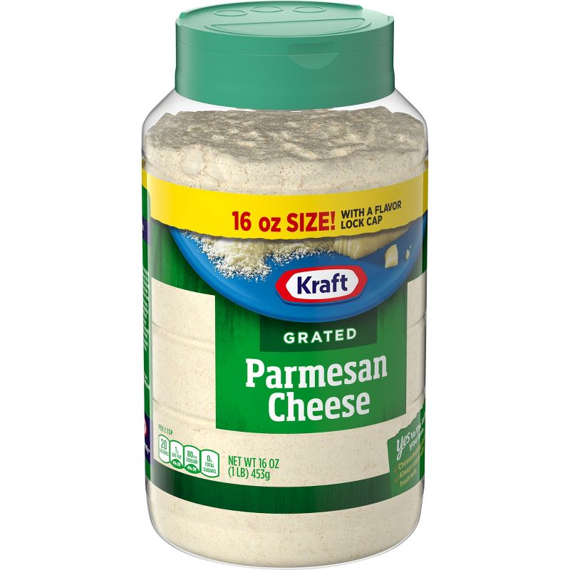 Kraft 100% Grated Parmesan Cheese 16oz, 3 of 10