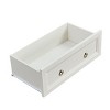 PAGED Wooden Rustic Drawer Dresser Storage Cabinet with Metal Slides and Round Knobs, Storage Dresser for Bedroom - 4 of 4