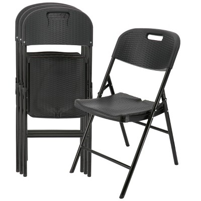 Plastic folding chairs online target