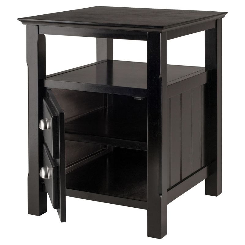 Timber Nightstand Black - Winsome, 3 of 9