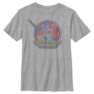 Boy's Transformers Optimus Prime Retro Circle T-Shirt - 1 of 4