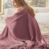 Bedsure Throw Blanket for Couch - Decorative Woven Throw Gifts with Tassels, Soft and Lightweight Farmhouse Blankets for Couch and Sofa - 4 of 4