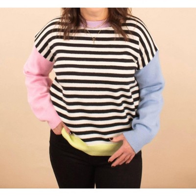 Women's Claire Color Block Sweater - Jess Lea