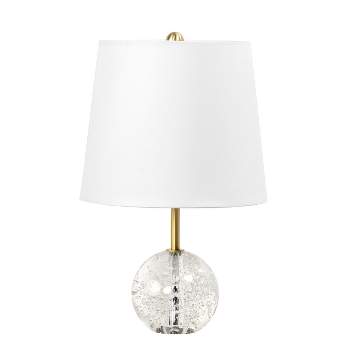 nuLOOM 17-inch Gold Crystal Table Lamp
