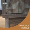 Modern Style Buffet Cabinet,Sideboard Buffet Cabinet With Storage,Storage Cabinet with 4 Diamond-shaped relief Doors - Leovsnove - 4 of 4