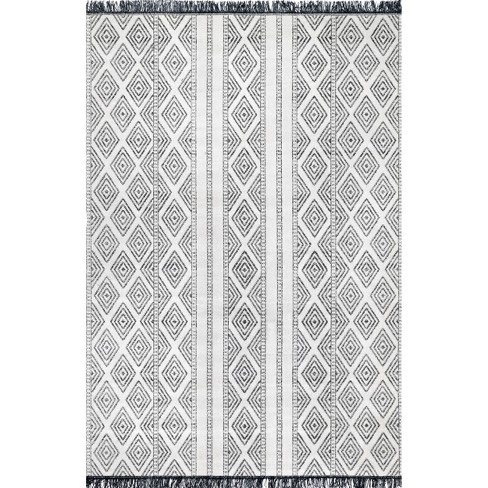 Nuloom Indoor And Outdoor Striped Miriam Area Rug, 6' 7