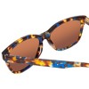 Ernest Hemingway H4850 Designer Acetate Eye Glasses Frame in Gloss Black Silver/Demo Lens 143mm Frame/58mm Lens Width - 4 of 4