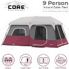 CORE Instant Cabin 14 x 9 Foot 9 Person Cabin Tent with 60 Second Assembly, Red - 2 of 4