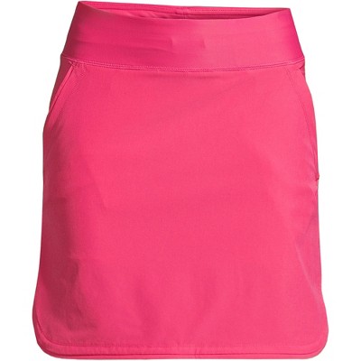 Lands' End Women's Quick Dry Board Skort Swim Skirt - 14 - Hot Pink ...
