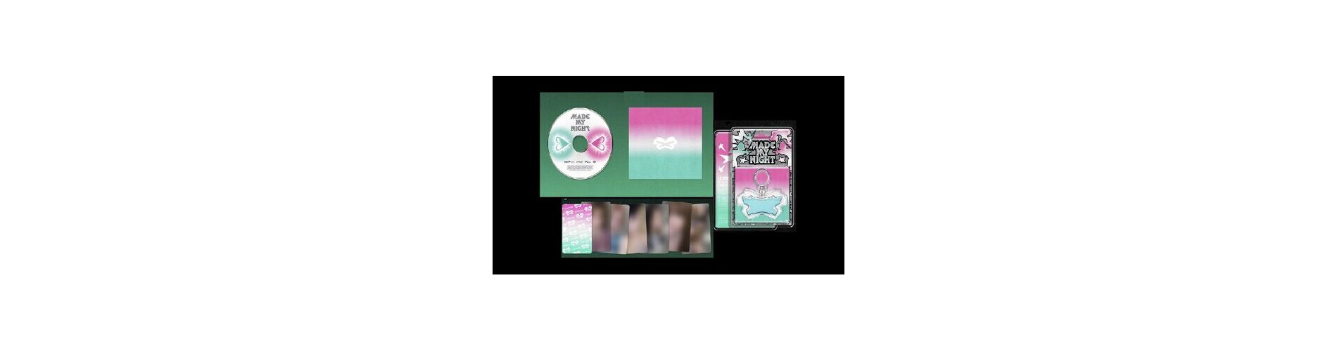 LE SSERAFIM - 2nd Single Album 'Made My Night' (Glow Clicker Keychain) (Mint ver.) (CD)