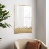 LuxenHome Cityscape Gold Metal Frame Rectangular Wall Mirror - 4 of 4
