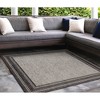 Liora Manne Carmel  Indoor/Outdoor Rug  Black.. - 3 of 4