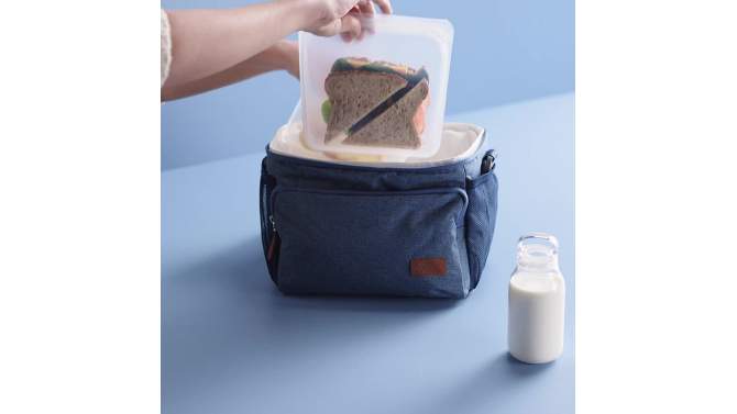 Stasher Reusable Food Storage Sandwich Bag - Mystery Color, 2 of 12, play video
